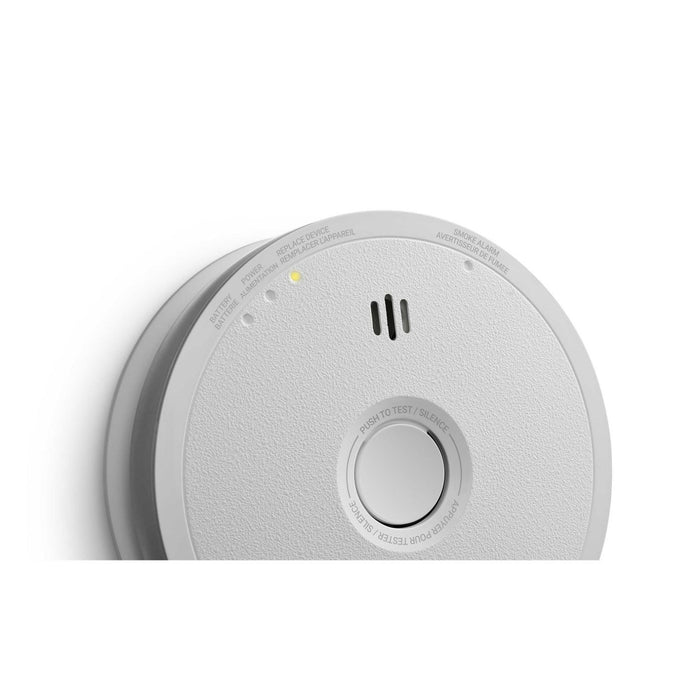 First Alert Hardwired Photoelectric Smoke Alarm with 2x AA Battery Backup