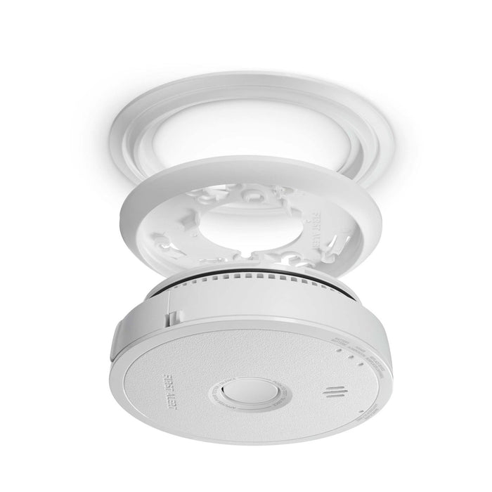 First Alert Hardwired Photoelectric Smoke Alarm with 2x AA Battery Backup