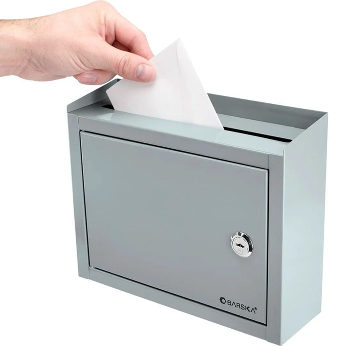 Inserting an Envelop in Barska Multi-Purpose Drop Box 
