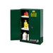 Justrite 45 Gallon, 2 Shelves, 2 Doors, Self-Close, Sure-Grip EX, Pesticides Safety Cabinet, Green - 894524