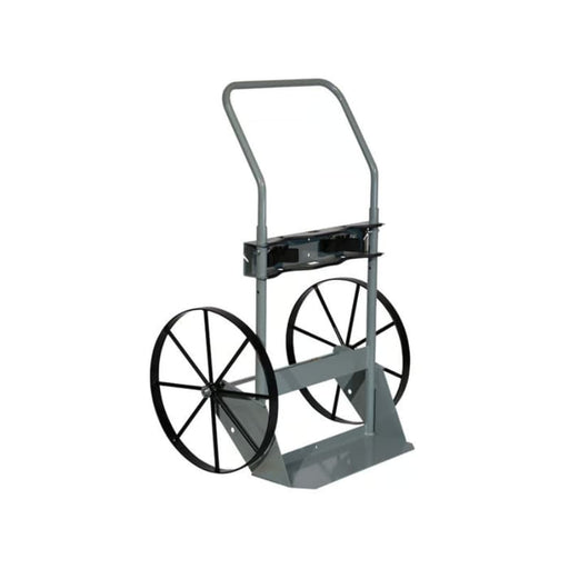 Justrite Double Cylinder Hand Truck, 20" Steel Wheels - 35020