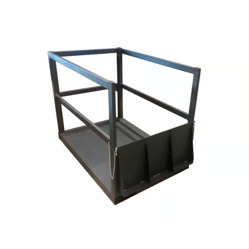 Justrite Gas Cylinder Pallet, 14 Cylinder Capacity, With Ramp, Steel - 35216