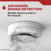 Kidde DETECT Hardwired with 10-Year Backup Battery Smoke Alarm - Model 20SA10-CA Advanced Smoke Detection Feature