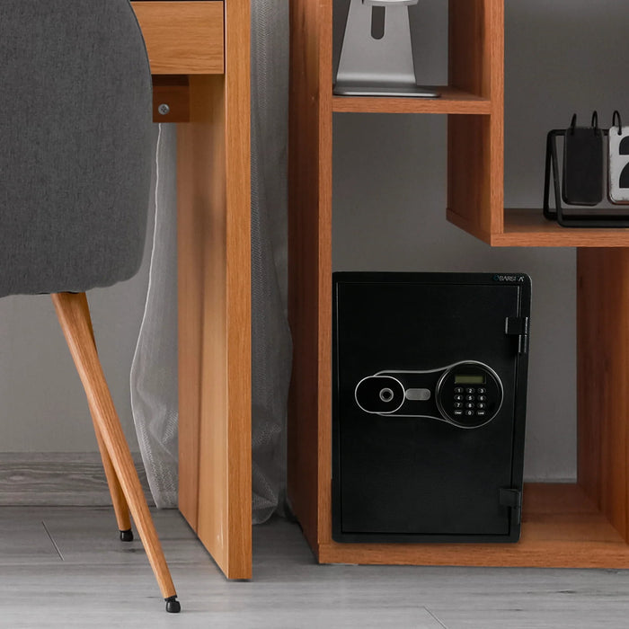 Lifestyle Photo of Barska FV Pro 500 Biometric Keypad Fire Resistant Safe - Under the Shelf