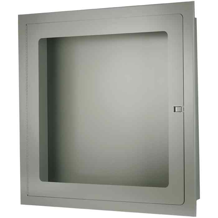 Nosredna Recessed Fire Hose Cabinet in White R-124-W