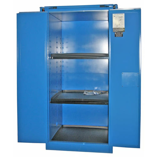 Securall 60 Gallon Acid/Corrosive Storage Cabinet, 2 Shelves, 2 Door Self-Close Self Latch Safe-T-Door - C360 Body