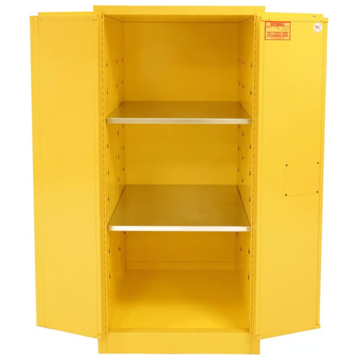 Securall 60 Gallon Flammable Storage Cabinet, Self-Latch Standard 2-Door - A160