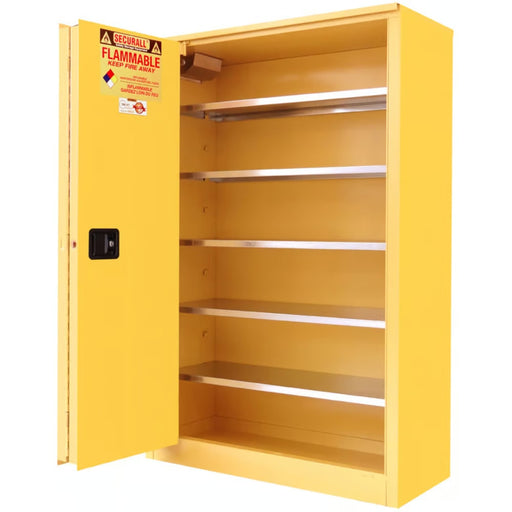 Securall 60 Gallon Paint Storage Cabinet, Self-Close Self-Latch Sliding Door - P260 Body