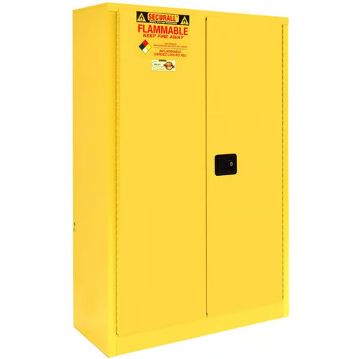 Securall 60 Gallon Paint Storage Cabinet, Self-Latch Standard 2-Door - P160
