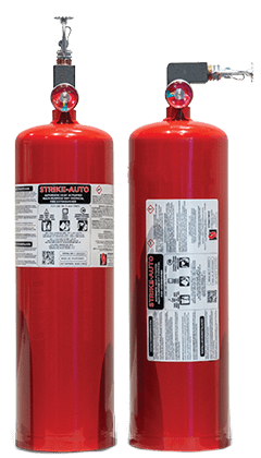 Strike First 10 LB ABC Automatic Vertical Mounted Fire Extinguisher