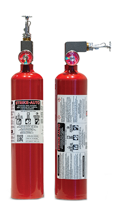 Strike First 2.5 LB ABC Automatic Vertical Mounted Fire Extinguisher
