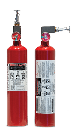 Strike First 2.5 LB Multi-Purpose ABC Automatic Vertical Mounted Fire Extinguisher