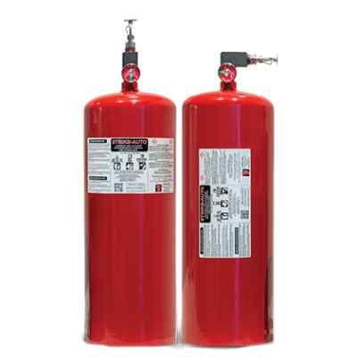 Strike First 20 LB ABC Automatic Multi-Purpose Vertical Mount Fire Extinguisher Body Standing Up