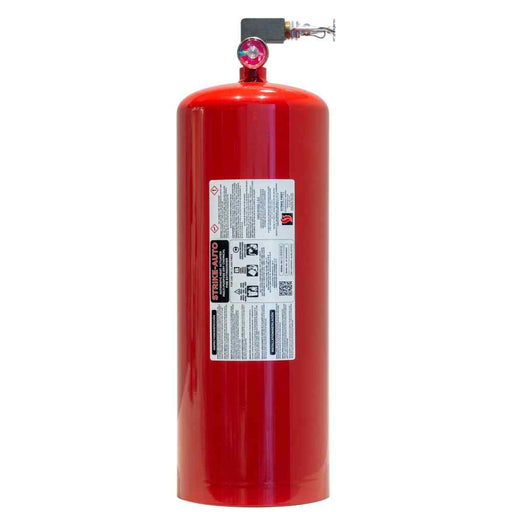 Strike First 20 LB Multi-Purpose ABC Automatic Horizontal-Mount Fire Extinguisher Standing Straight
