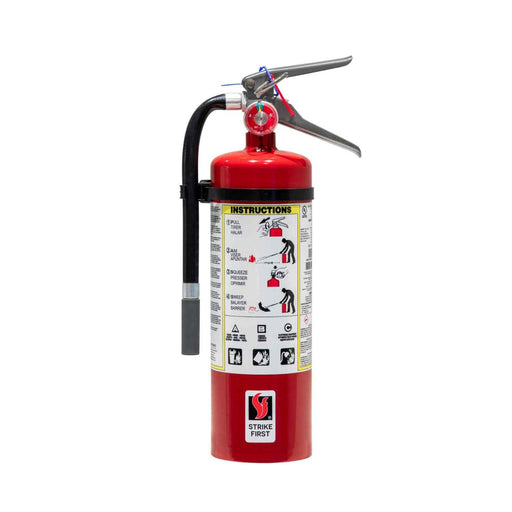 Strike First 5 lb ABC 3A40BC Fire Extinguisher with Wall Bracket