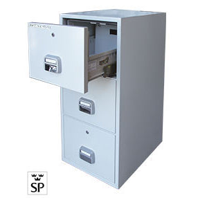 USCAN Eagle SF Series SF680-30KK Fire Resistant Filing Cabinet with Three Drawers
