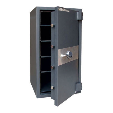 USCAN FB Series FB4520-E Fire and Burglary Safe with Electronic Keypad Door Open