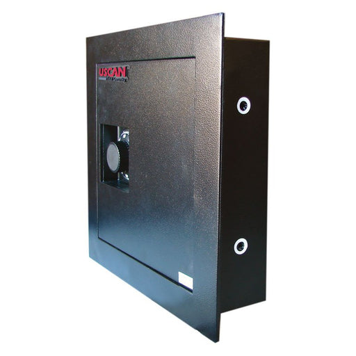 USCAN W1414-C Wall Safe with Combination Lock Door Close