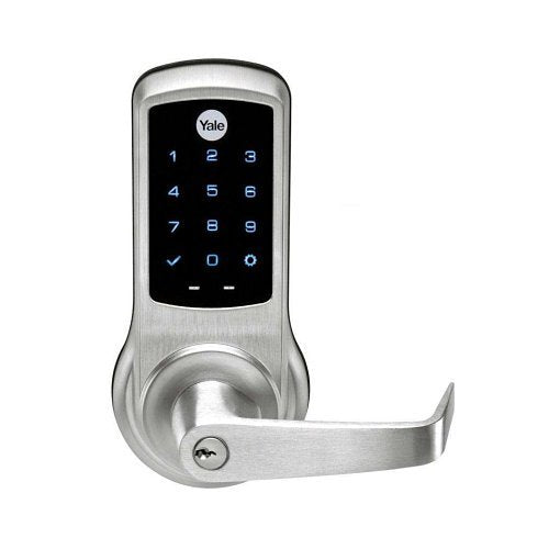 Yale nexTouch NTB622-ZW2-626 Touchscreen Electronic Lock with Cylindrical Lever in Chrome Finish