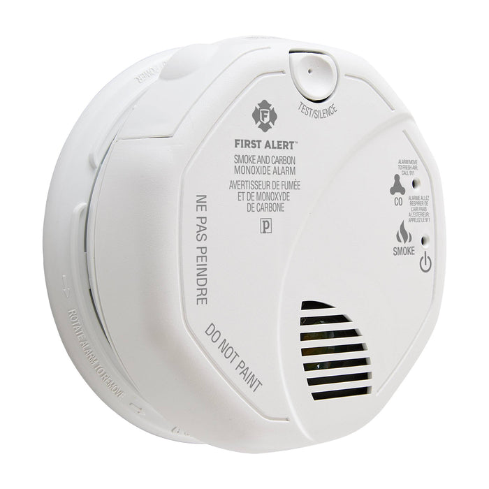 First Alert Hardwired Combination Photoelectric Smoke and Carbon Monoxide Alarm with Battery Backup