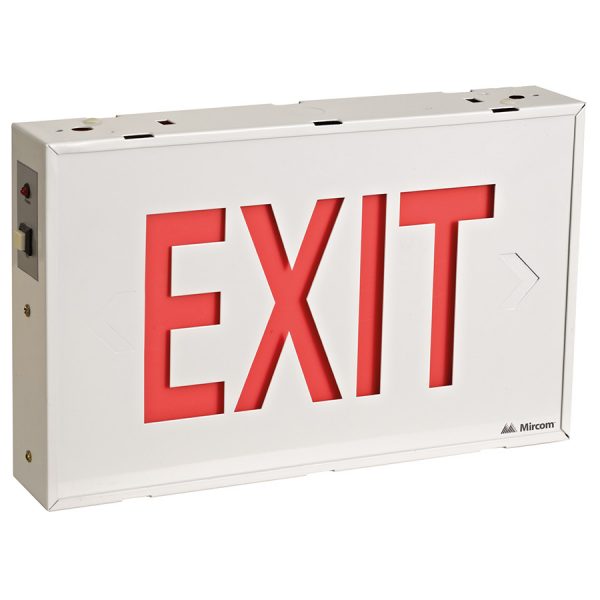 Mircom Steel LED Emergency Exit Sign