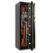 Mesa Gun Safe MBF5922C - with Combination Lock Body Door Slightly Open with Valuables Inside