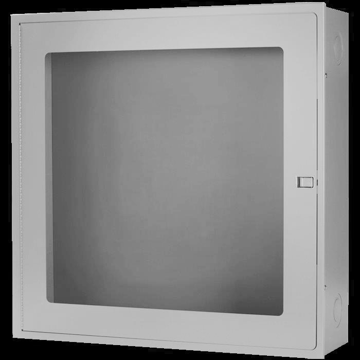 Nosredna Surface Mount Fire Hose Cabinet - White - 30x30x6
