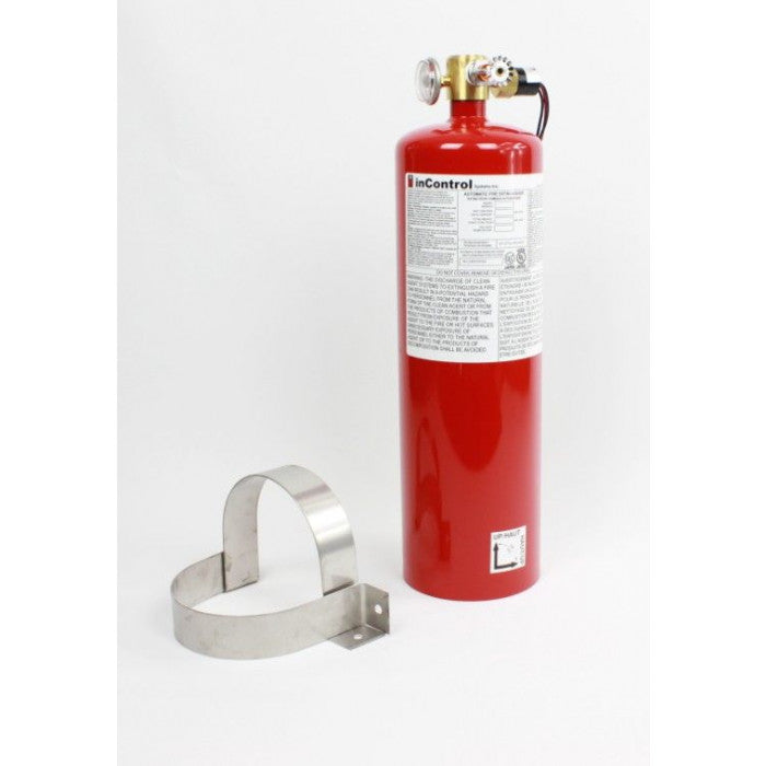 Incontrol Systems Inc 7 LB Fm200 Automatic Clean Agent Fire Extinguisher Class A & C 205 Cuft Class B 162 Cuft - SFM-07P