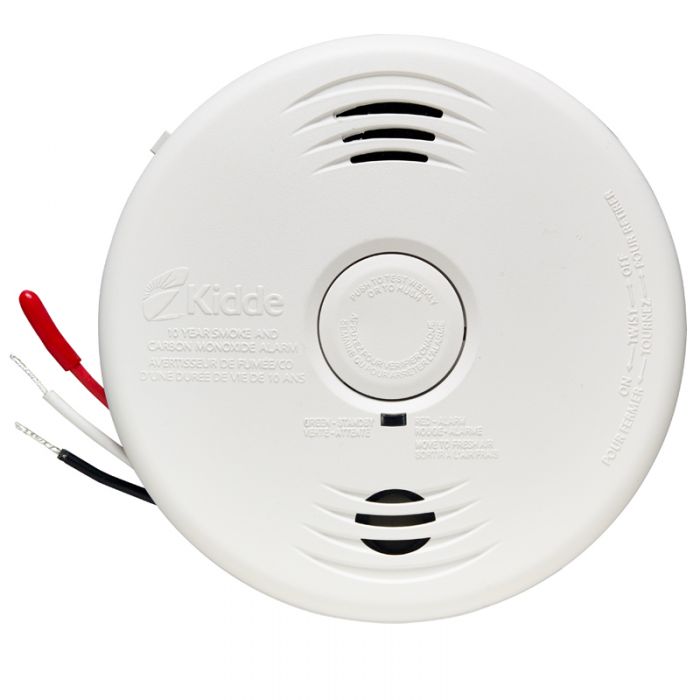 Kidde Worry-Free Hardwire Smoke and Carbon Monoxide Alarm with 10-year Sealed Battery Backup